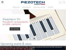 Tablet Screenshot of piezotech.eu